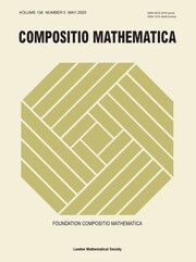 Compositio Mathematica Volume 156 - Issue 5 -