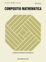 Compositio Mathematica Volume 157 - Issue 7 -