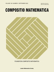 Compositio Mathematica Volume 158 - Issue 9 -