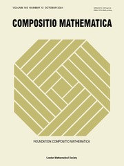 Compositio Mathematica Volume 160 - Issue 10 -