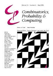 Combinatorics, Probability and Computing Volume 13 - Issue 3 -