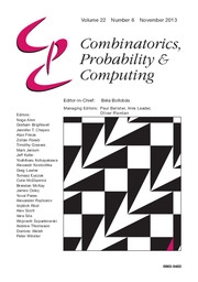 Combinatorics, Probability and Computing Volume 22 - Issue 6 -