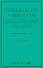 Comparative Studies in Society and History Volume 49 - Issue 3 -