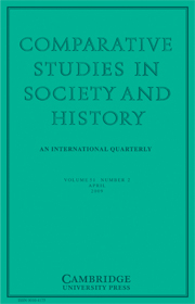 Comparative Studies in Society and History Volume 51 - Issue 2 -