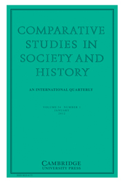 Comparative Studies in Society and History Volume 54 - Issue 1 -