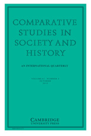 Comparative Studies in Society and History Volume 61 - Issue 4 -