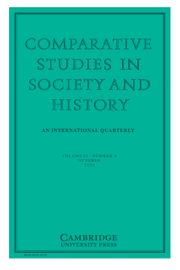 Comparative Studies in Society and History Volume 62 - Issue 4 -