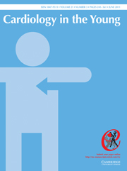 Cardiology in the Young Volume 21 - Issue 3 -