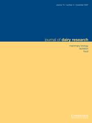 Journal of Dairy Research Volume 74 - Issue 4 -