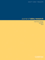 Journal of Dairy Research Volume 77 - Issue 1 -