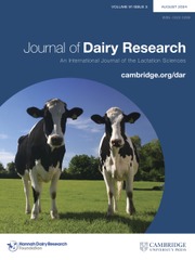 Journal of Dairy Research Volume 91 - Issue 3 -