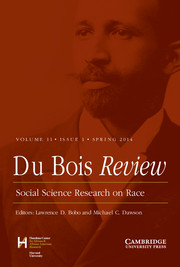 Du Bois Review: Social Science Research on Race Volume 11 - Issue 1 -