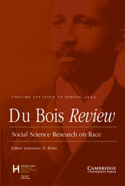 Du Bois Review: Social Science Research on Race Volume 19 - Issue 1 -