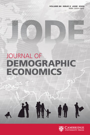 Journal of Demographic Economics Volume 86 - Issue 2 -