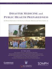 Disaster Medicine and Public Health Preparedness Volume 11 - Issue 5 -