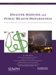 Disaster Medicine and Public Health Preparedness Volume 9 - Issue 4 -