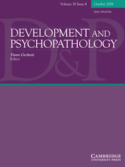 Development and Psychopathology Volume 30 - Issue 4 -