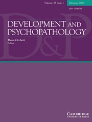 Development and Psychopathology Volume 32 - Issue 1 -