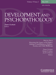 Development and Psychopathology Volume 33 - Special Issue2 -  Honoring the Legacy of Ed Zigler's Lifetime Contributions to Science, Society, and Child Wellbeing