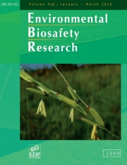 Environmental Biosafety Research Volume 9 - Issue 2 -