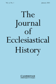 The Journal of Ecclesiastical History Volume 72 - Issue 1 -