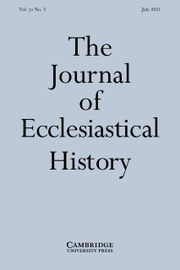 The Journal of Ecclesiastical History Volume 72 - Issue 3 -