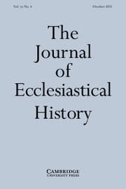 The Journal of Ecclesiastical History Volume 72 - Issue 4 -