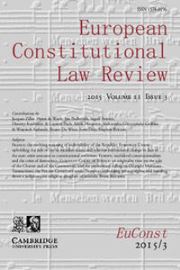 European Constitutional Law Review Volume 11 - Issue 3 -