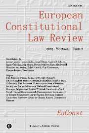 European Constitutional Law Review Volume 1 - Issue 2 -