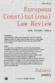 European Constitutional Law Review Volume 2 - Issue 3 -