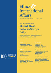 Ethics & International Affairs Volume 29 - Issue 3 -