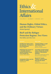 Ethics & International Affairs Volume 31 - Issue 1 -