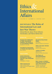 Ethics & International Affairs Volume 31 - Issue 4 -