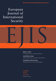 European Journal of International Security Volume 2 - Issue 2 -