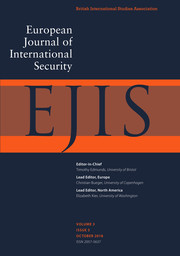 European Journal of International Security Volume 3 - Issue 3 -