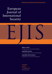 European Journal of International Security Volume 4 - Issue 3 -