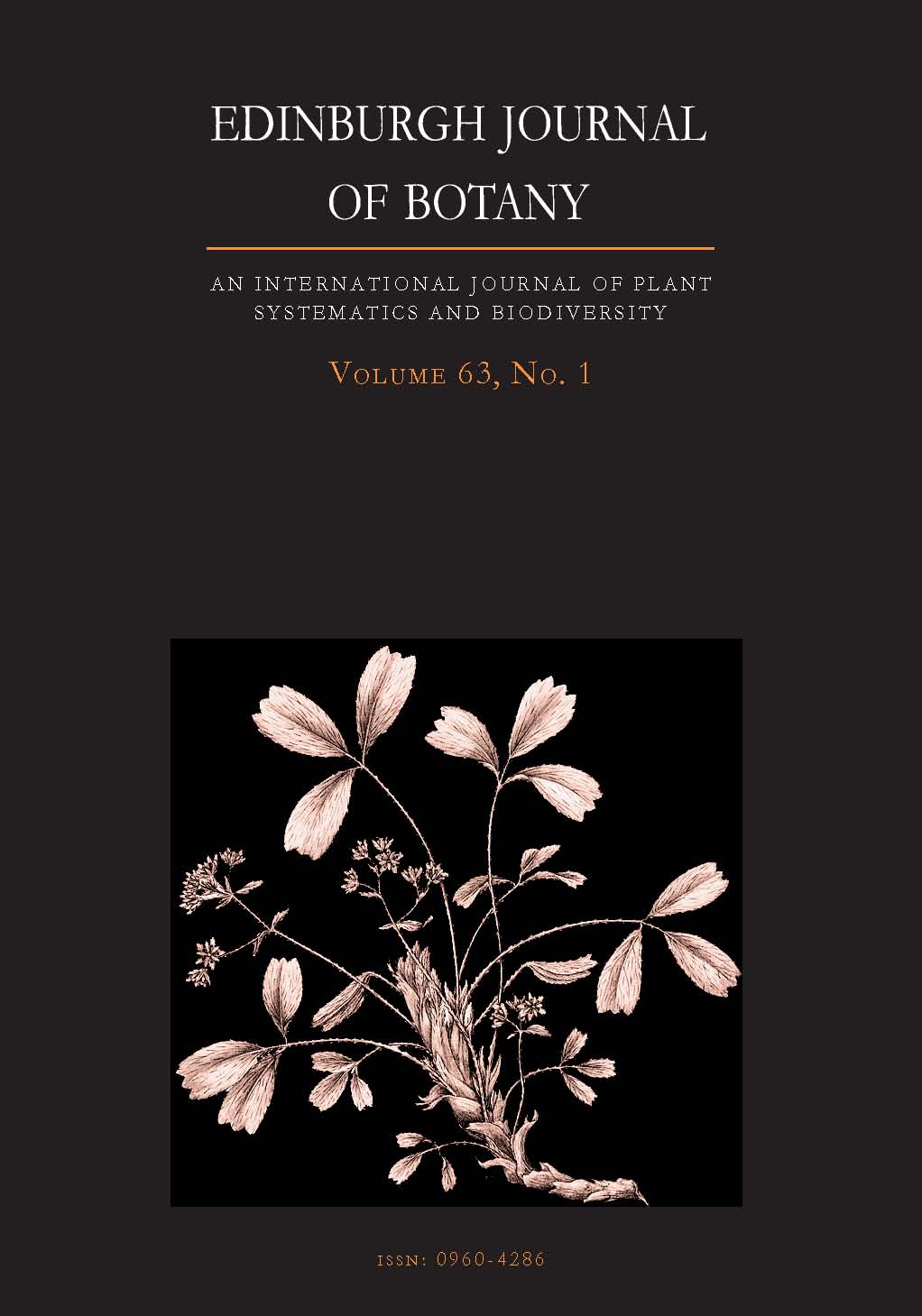 Edinburgh Journal of Botany Volume 63 - Issue 1 -