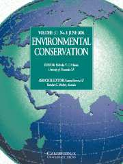 Environmental Conservation Volume 31 - Issue 2 -