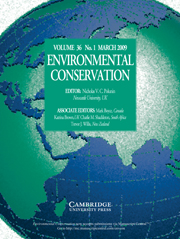 Environmental Conservation Volume 36 - Issue 1 -