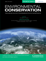 Environmental Conservation Volume 39 - Issue 2 -