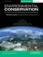 Environmental Conservation Volume 39 - Issue 3 -  Thematic section. Temperate Marine Protected Areas