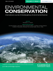 Environmental Conservation Volume 41 - Issue 4 -