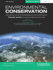 Environmental Conservation Volume 45 - Issue 2 -  Thematic section. Humans and Island Environments