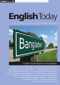 English Today Volume 30 - Issue 4 -