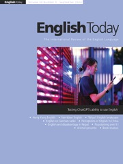 English Today Volume 40 - Issue 3 -