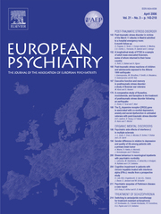 European Psychiatry Volume 21 - Issue 3 -