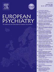 European Psychiatry Volume 23 - Issue 6 -