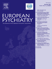 European Psychiatry Volume 23 - Issue 8 -