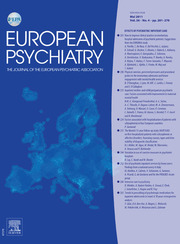 European Psychiatry Volume 26 - Issue 4 -