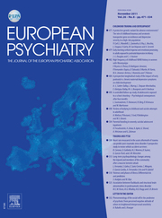 European Psychiatry Volume 26 - Issue 8 -